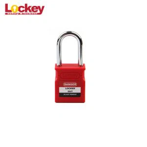 Lockey 38mm Steel Shackle Safety Padlock
